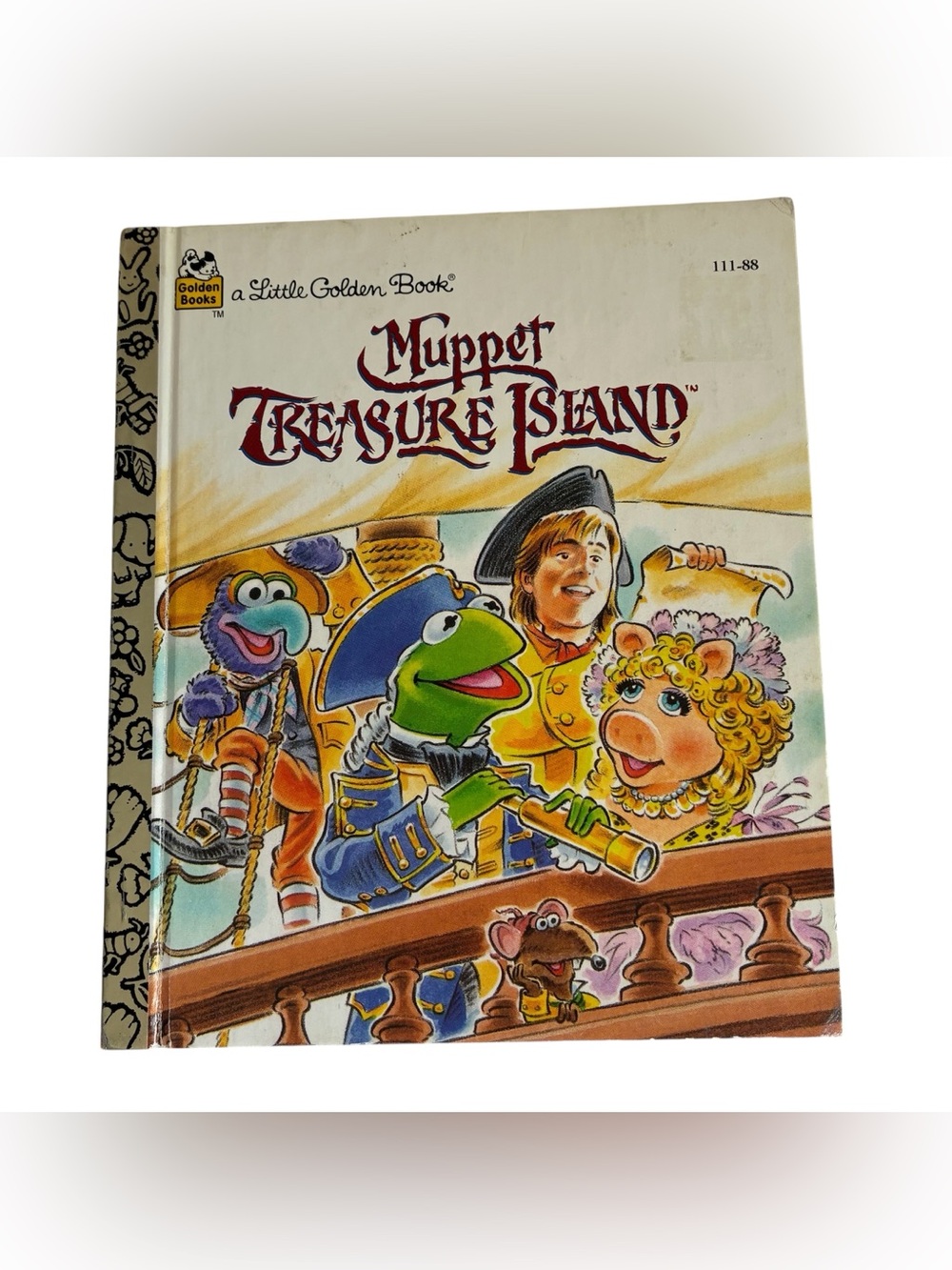 6/$20🎉 VINTAGE ‘MUPPET TREASURE ISLAND’ LITTLE GOLDEN BOOK